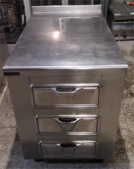 Ερμάριο Ανοξείδωτο Με Ανασήκωμα & 3 Συρτάρια Μεταχειρισμένο